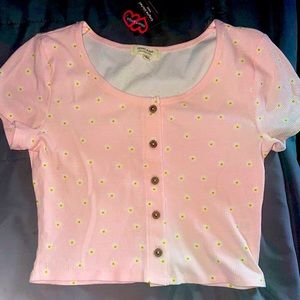 Spring floral Crop Top 🌸